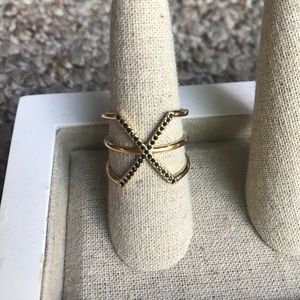 Stella & Dot Pave Sphinx Ring
